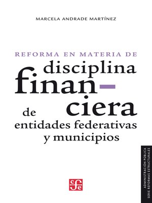 cover image of La reforma en materia de disciplina financiera de entidades federativas y municipios